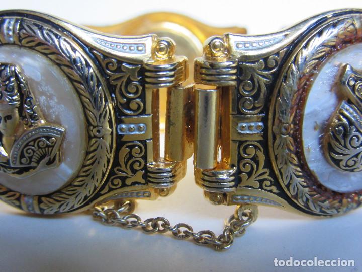 Joyeria: PULSERA VINTAGE ESTILO DAMASQUINADA - Foto 8
