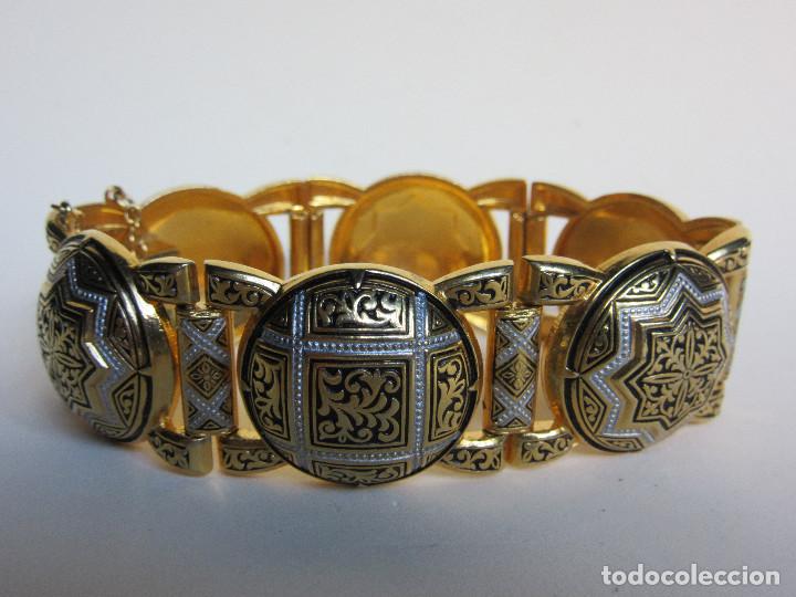 Joyeria: PULSERA VINTAGE ESTILO DAMASQUINADA - Foto 1