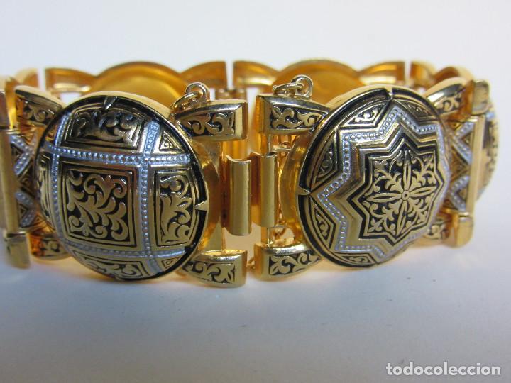 Joyeria: PULSERA VINTAGE ESTILO DAMASQUINADA - Foto 2