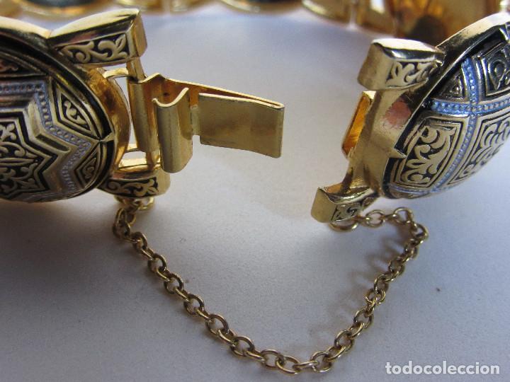 Joyeria: PULSERA VINTAGE ESTILO DAMASQUINADA - Foto 4
