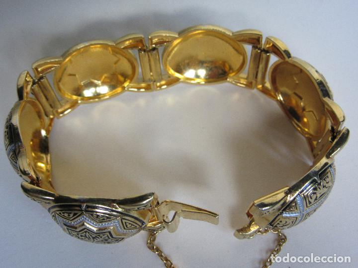 Joyeria: PULSERA VINTAGE ESTILO DAMASQUINADA - Foto 5