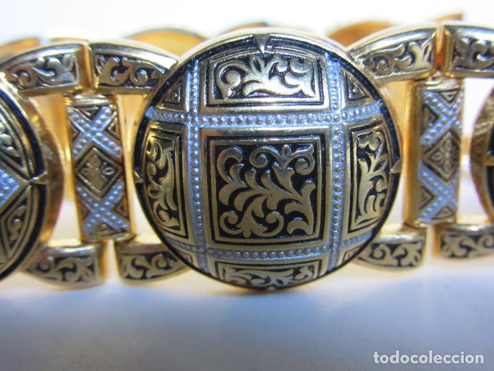 Joyeria: PULSERA VINTAGE ESTILO DAMASQUINADA - Foto 8