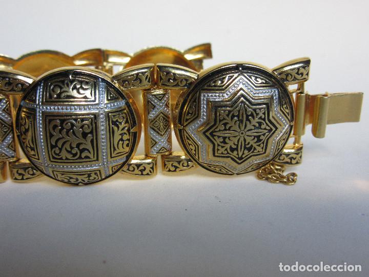 Joyeria: PULSERA VINTAGE ESTILO DAMASQUINADA - Foto 9