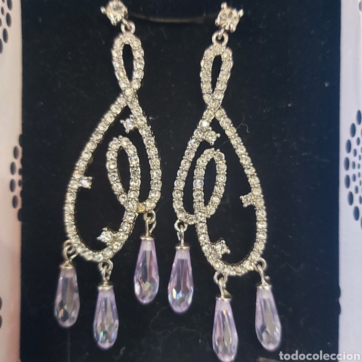 Joyeria: Pendientes de filigrana con gemas