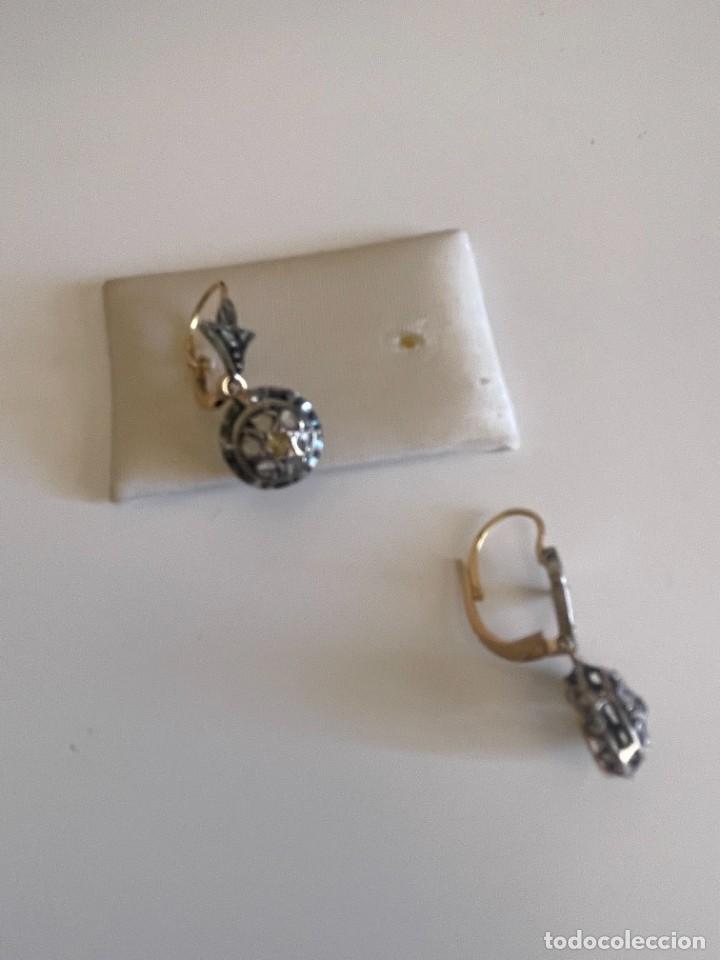Joyeria: pendientes oro vintage - Foto 2