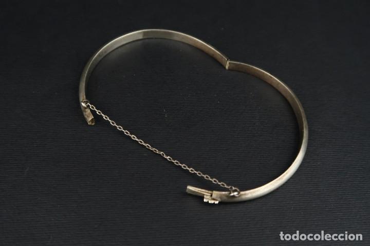 Joyeria: Antiguo Brazalete de Plata - Foto 4