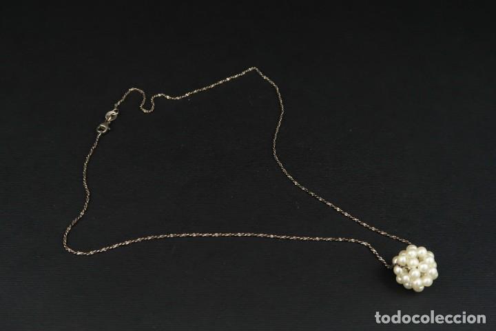 Joyeria: Antiguo Colgante con Cadena de Plata - Foto 1