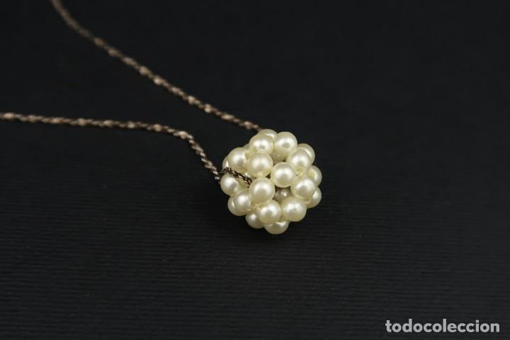 Joyeria: Antiguo Colgante con Cadena de Plata - Foto 2