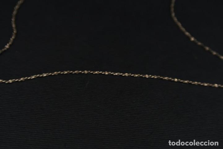 Joyeria: Antiguo Colgante con Cadena de Plata - Foto 3