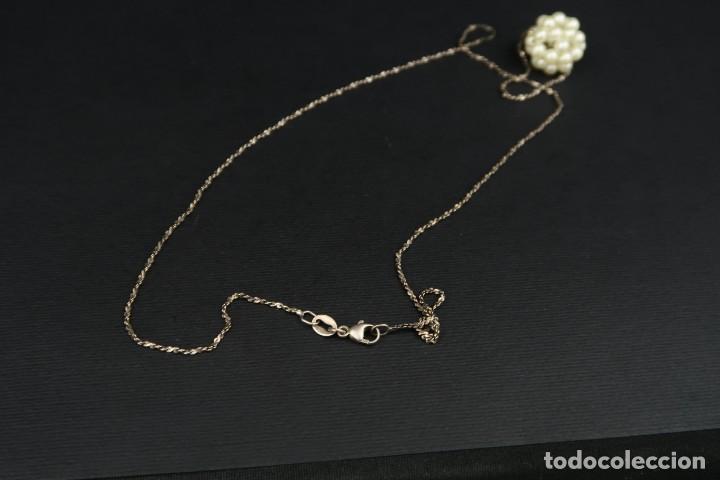 Joyeria: Antiguo Colgante con Cadena de Plata - Foto 7