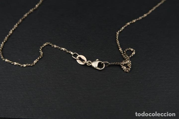 Joyeria: Antiguo Colgante con Cadena de Plata - Foto 8