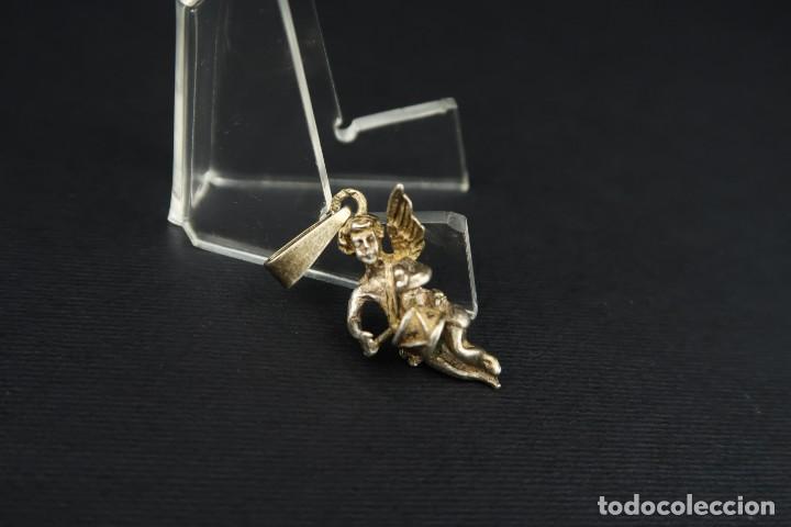 Joyeria: Antiguo Colgante Angel de Plata - Foto 3