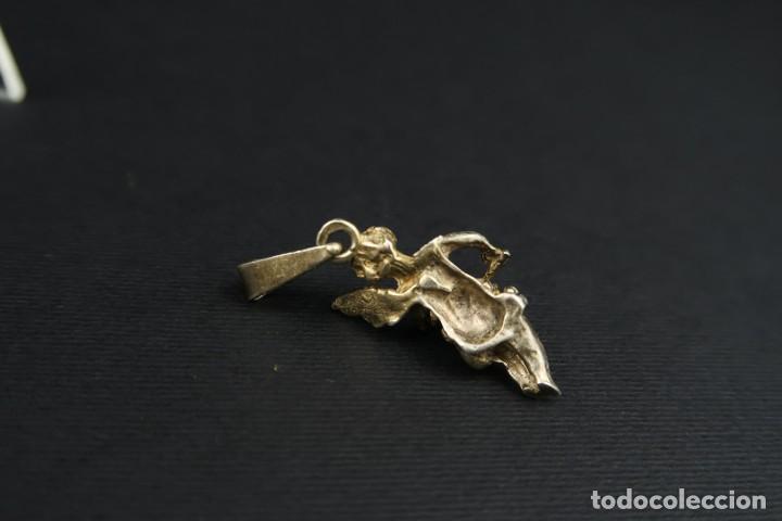 Joyeria: Antiguo Colgante Angel de Plata - Foto 6