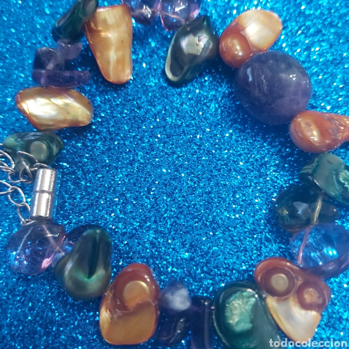 Joyeria: Pulsera de piedras de colores. - Foto 1