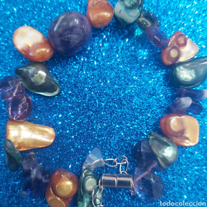 Joyeria: Pulsera de piedras de colores. - Foto 3