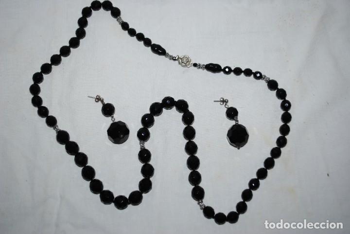 Joyeria: GARGANTILLA DE PIEDRAS NEGRA . - Foto 1