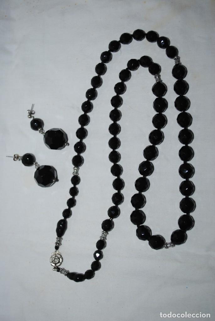 Joyeria: GARGANTILLA DE PIEDRAS NEGRA . - Foto 2