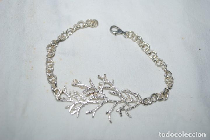 Joyeria: PULSERA DE PLATA , CON FORMA DE RAMAS . - Foto 3
