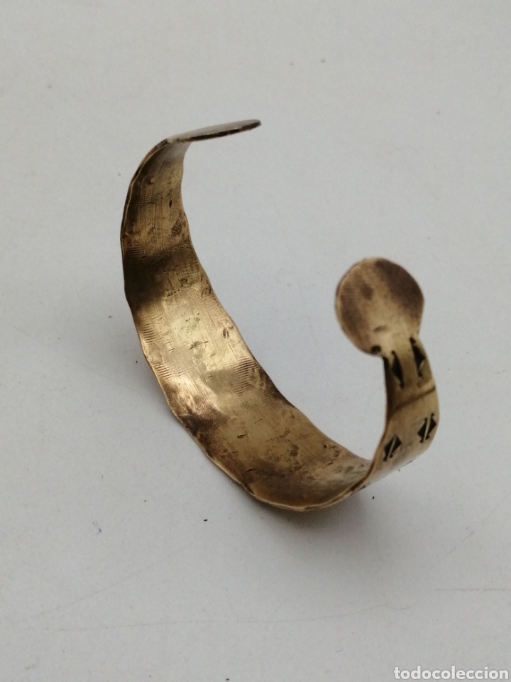 Joyeria: Pulsera brazalete metal repujado - Foto 6