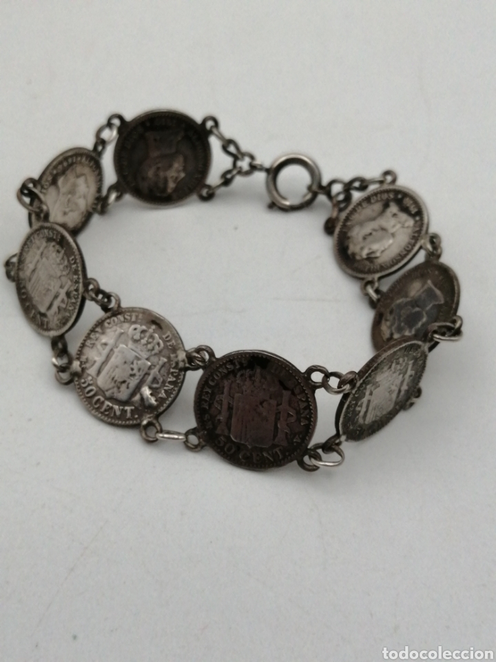 Joyeria: Antigua pulsera plata - Foto 5