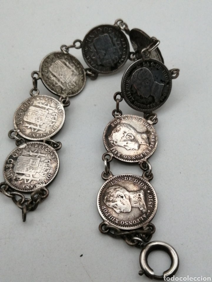 Joyeria: Antigua pulsera plata - Foto 6