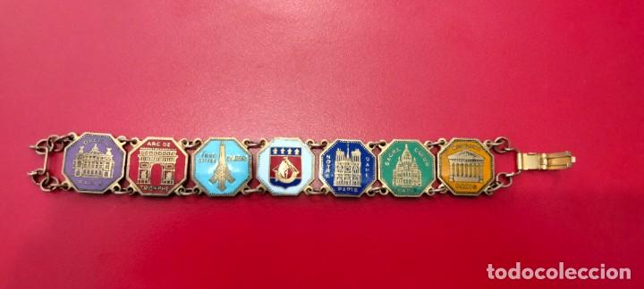 Joyeria: Pulsera antigua de monumentos de Paris - Foto 3