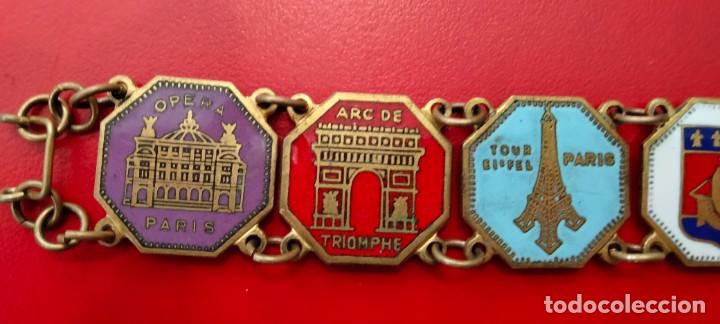 Joyeria: Pulsera antigua de monumentos de Paris - Foto 4