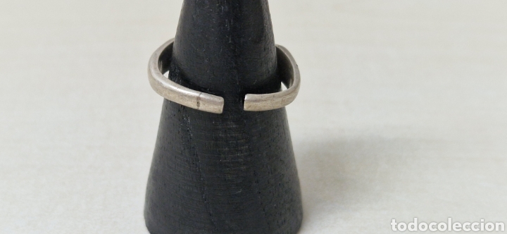 Joyeria: ANILLO DE PLATA DE LEY COMPROBADO FORMA V - Foto 3