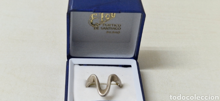 Joyeria: ANILLO DE PLATA DE LEY COMPROBADO FORMA V - Foto 6