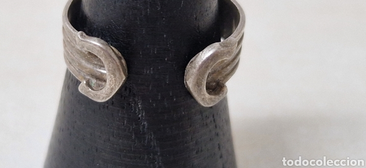 Joyeria: ANILLO DE PLATA DE LEY COMPROBADO FORMA V - Foto 8