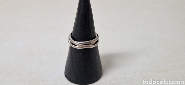 Joyeria: ANILLO EN 3 ANILLOS EN PLATA DE LEY COMPROBADO - Foto 2