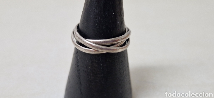 Joyeria: ANILLO EN 3 ANILLOS EN PLATA DE LEY COMPROBADO - Foto 1