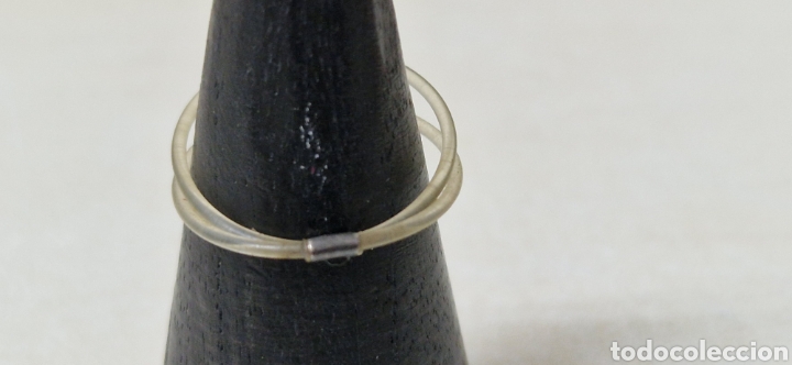 Joyeria: ANILLO EN PLATA DE LEY Y PL&Aacute;STICO - Foto 2