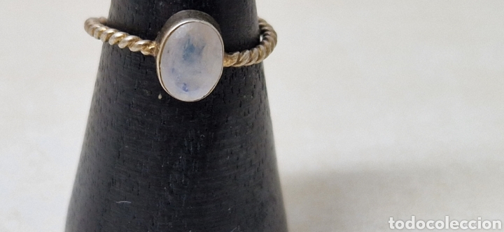 Joyeria: ANILLO DE PLATA DE LEY Y PIEDRA LUNA - Foto 3