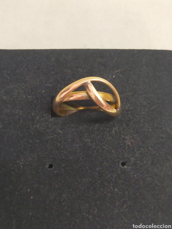 Joyeria: ANILLO O SORTIJA CON BA&Ntilde;O DE ORO - Foto 2
