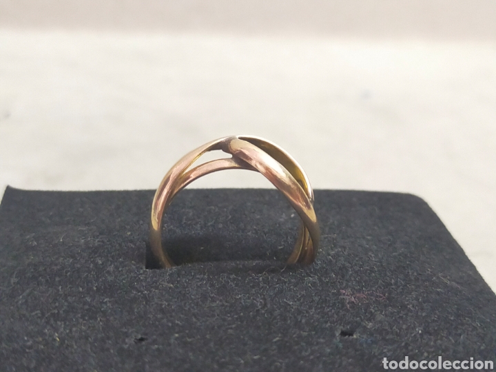 Joyeria: ANILLO O SORTIJA CON BA&Ntilde;O DE ORO - Foto 3