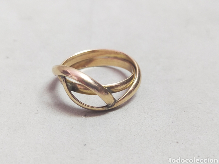 Joyeria: ANILLO O SORTIJA CON BA&Ntilde;O DE ORO - Foto 4