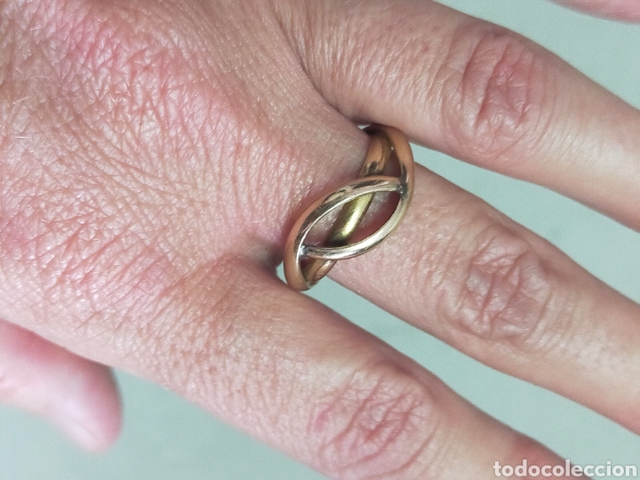 Joyeria: ANILLO O SORTIJA CON BA&Ntilde;O DE ORO - Foto 6