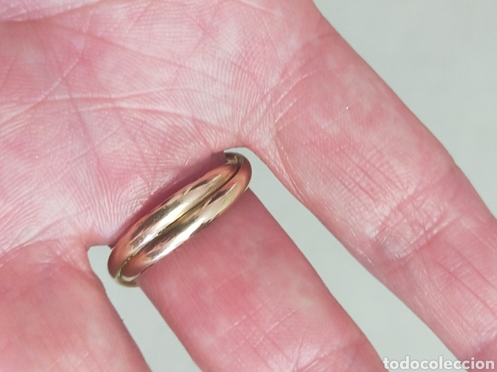 Joyeria: ANILLO O SORTIJA CON BA&Ntilde;O DE ORO - Foto 7