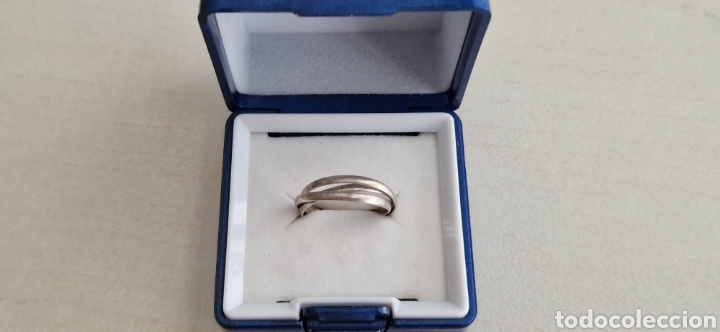 Joyeria: ANILLO EN 3 ANILLOS DE PLATA DE LEY COMPROBADO - Foto 4