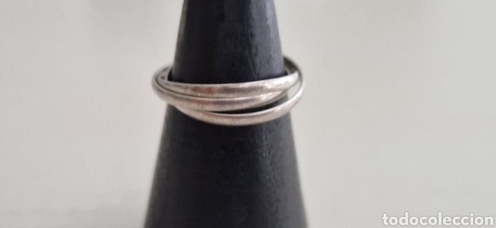 Joyeria: ANILLO EN 3 ANILLOS DE PLATA DE LEY COMPROBADO - Foto 1