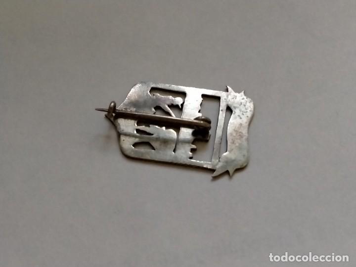 Joyeria: broche antiguo de teba en plata - Foto 2