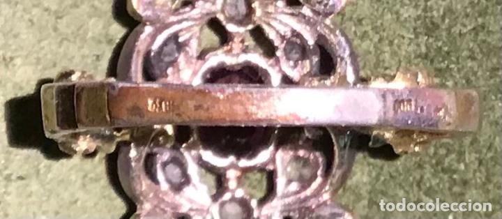 Joyeria: ANILLO DE PLATA-CHAPA EN ORO-PIEDRAS - Foto 5