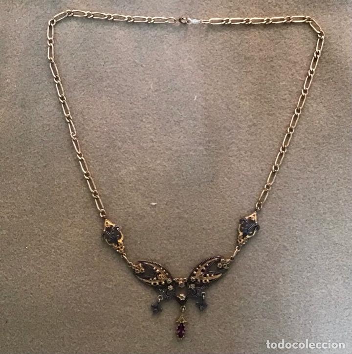 Joyeria: COLLAR PLATA-CHAPADO EN ORO-PIEDRAS - Foto 1