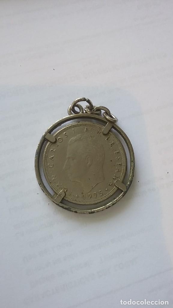 Joyeria: Moneda plata engarzada.1975 (660) - Foto 2