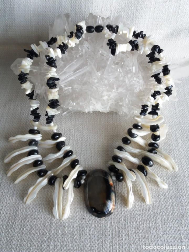 Joyeria: COLLAR MINERAL &Oacute;NIX Y N&Aacute;CAR NATURAL - Foto 1