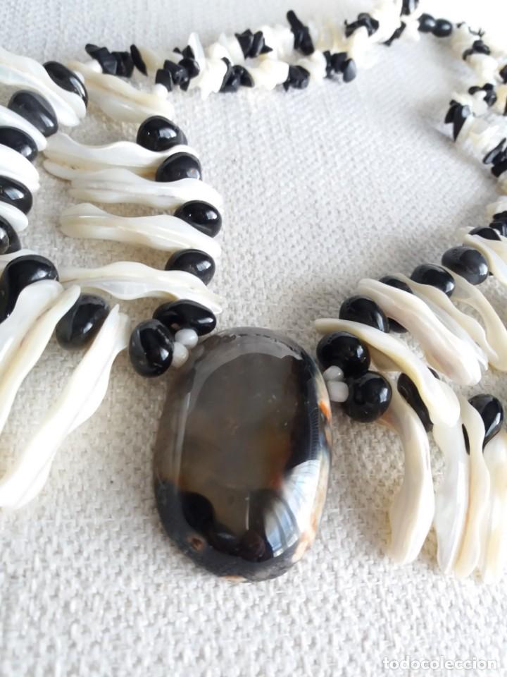 Joyeria: COLLAR MINERAL &Oacute;NIX Y N&Aacute;CAR NATURAL - Foto 3
