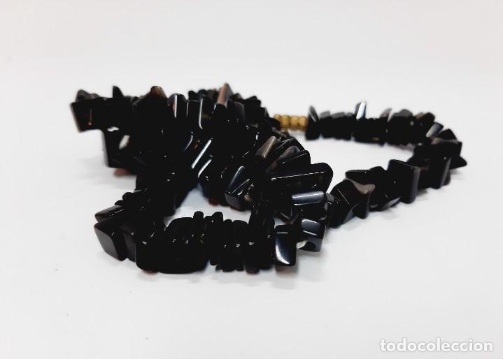 Joyeria: Collar de astillas de &oacute;nix negro - Foto 2