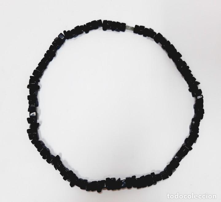 Joyeria: Collar de astillas de &oacute;nix negro - Foto 6
