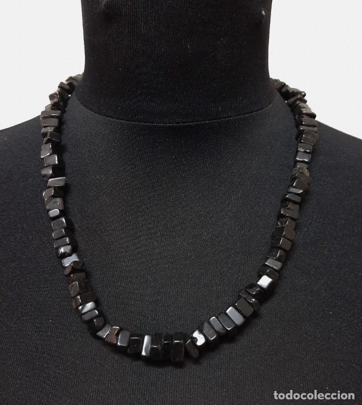 Joyeria: Collar de astillas de &oacute;nix negro - Foto 1